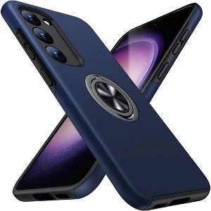 Entronix Case Compatible with Galaxy S25 - 360º Circular Ring Gripstand - 1 of 4