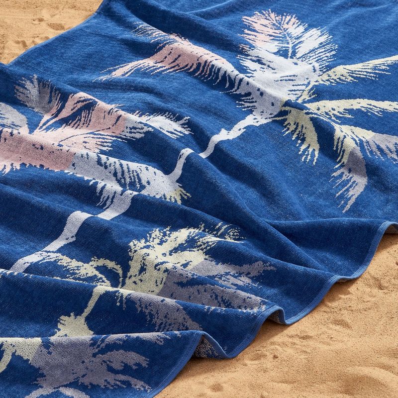 Cotton Jacquard Printed Beach Towel 2 Pack - Great Bay Home, 4 of 8