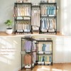 HDZNVF Heavy Duty Garment Rack, Freestanding Closet Organizer - 4 of 4