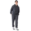 Future Planet Mens Globe Premium Pullover French Terry Soft Cotton Hoodie Sweatshirt Loose Fit Globe Hoodie -Charcoal - 3 of 4
