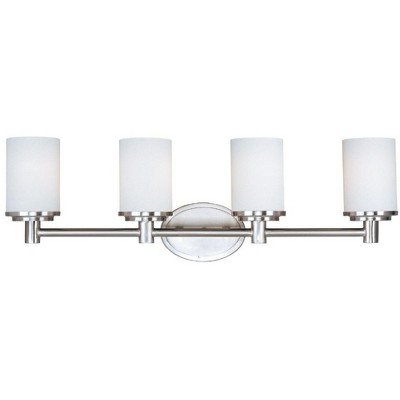 Maxim Lighting Cylinder 4 - Light Vanity in  Satin Nickel
