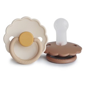 FRIGG Daisy Silicone Pacifier 2-Pack - 1 of 4