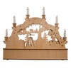 Kurt Adler 14.17-Inch Wooden Light-Up Musical Santa Christmas Village - 3 of 4