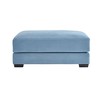 PAGED Corduroy Fabric Wooden Ottoman, Modern Sectional Sofa Footstool Module with Sponge Seat Cushion, Vanity Chair for Living Room, Bedroom - 2 of 4