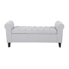 GDFStudio Emmaline Contemporary Tufted Storage Ottoman Bench with Rolled Arms - 4 of 4