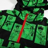 Hunter X Hunter All-Over Character Panels Long Sleeve Black Packable Hooded Anorak - 3 of 4