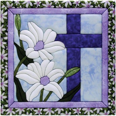 Quilt-Magic No Sew Wall Hanging Kit-Cross