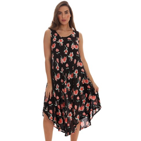 Riviera Sun Womens Floral Print Summer Dress Beach Cover Up Sundress Dresses For Women Target