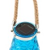 Set of 2 Solar LED Glass Bee Catcher Decor Blue - Alpine Corporation: Weather-Resistant, Reusable Wasp Trap - 4 of 4