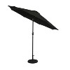 9' x 9' Mirage II Market Patio Umbrella with Auto-Tilt Black - Island Umbrella: Outdoor, Wind Vent, UV Protection - 2 of 4