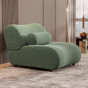 Modular Sofa with Chenille Fabric Sectional Couch with Hidden Legs  for Living Rooms, Large Se - 1 of 4