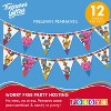 Treasures Gifted Pocoyo Pennant Banners - Pre-strung Triangle Pennant Banners - Pocoyo Birthday Party Decorations - 3 of 4
