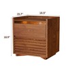 Lighted Nightstand with 2 Soft-Close Drawers, Fully Assembled for Bedroom - 3 of 4
