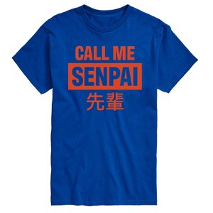 Men's - Instant Message - Call Me Senpai Short Sleeve Graphic T-Shirt - 1 of 4