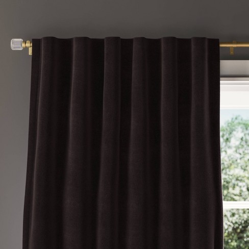 2pk Blackout Velvet Curtain Panels - Threshold™ - image 1 of 4