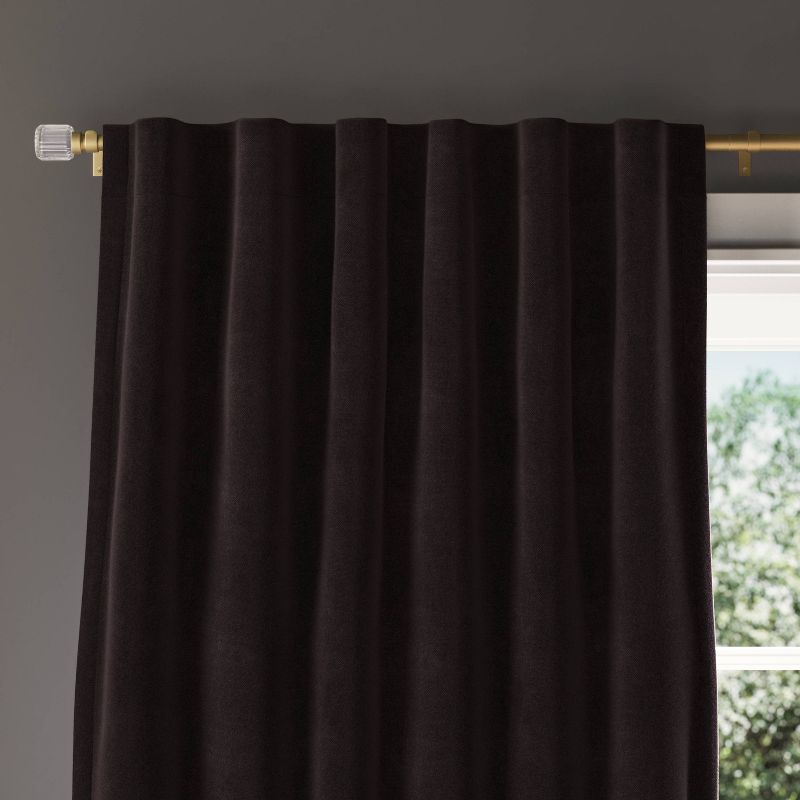 2pk Blackout Velvet Curtain Panels - Threshold™, 1 of 7