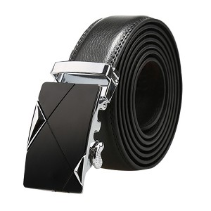 INSPIRE CHIC Men's Automatic Alloy Buckle Holeless Belt - 1 of 4