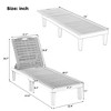 Chic Crate 2-Piece Outdoor Chaise Lounge Chair Set, Adjustable Resin Pool Loungers for Patio, Poolside & Beach - 2 of 4