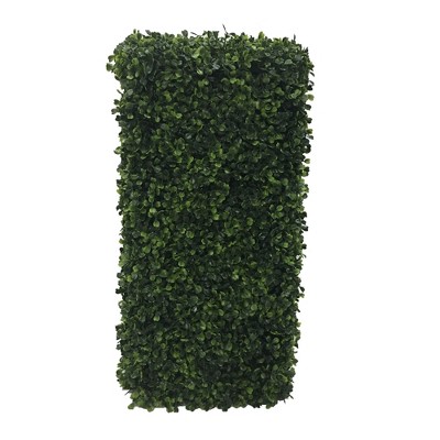 Vickerman 36" Artificial Green Boxwood Hedge for Outdoor Use