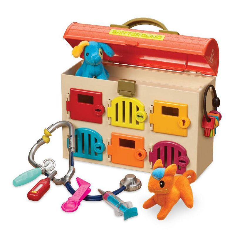 B. toys Toy Vet Kit for Kids Critter Clinic, 1 of 9