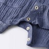 Baby Boys' Gauze Overalls - Cloud Island™ Blue - 4 of 4