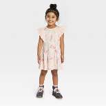 Toddler Girls' Disney Princess Printed A-Line Dress - Pink