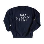Simply Sage Market Women's Graphic Sweatshirt Talk Football To Me
