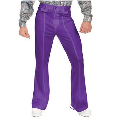 Charades Men's Purple Disco Pants Costume : Target