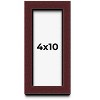 PosterPalooza | Panoramic Shadow Box 1.5" Depth Brown Picture Frame - UV Acrylic, Backing, Hanging Hardware - 2 of 4