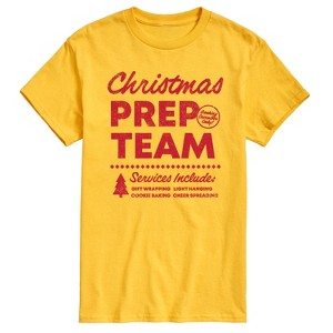 Men's - Instant Message - Christmas Prep Team Short Sleeve Graphic T-Shirt - 1 of 4