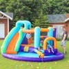 ZACHVO 6-in-1 Inflatable Water Slide Bounce House with Blower, Splash Pool & Games for Kids, Outdoor Backyard Use - 2 of 4