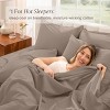 260 Thread Count Organic Cotton Percale Bed Sheet Set by Bare Home - 3 of 4