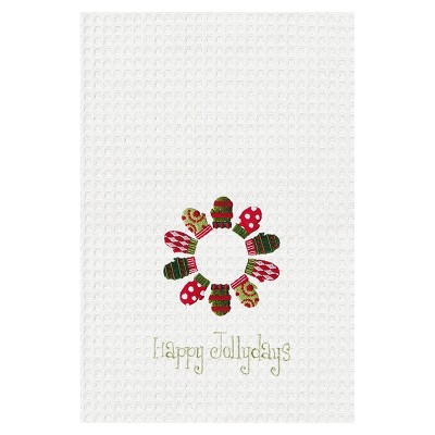 C&F Home Happy Jollydays Waffle Weave Kitchen Towel