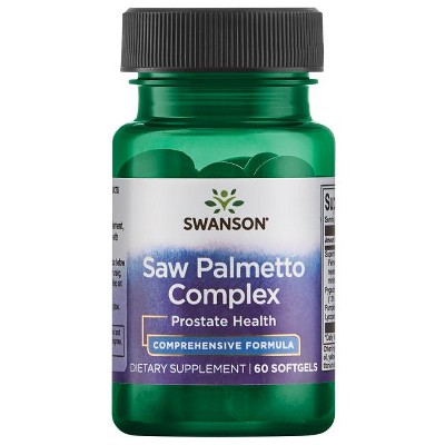 Swanson Herbal Supplements Saw Palmetto Complex Softgel 60ct.