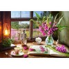 1000 Piece Jigsaw Puzzle, Still Life with Violet Snapdragons, Classic interior, Window view, Garden puzzle, Adult Puzzle, Castorland C-104345-2 - 2 of 4