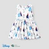 PATPAT Disney Princess Frozen Elsa Anna Toddler Girl Dresses Kids Girl Sleeveless and Ruffle Sleeve Dress Set 2-6 Years - 2 of 4