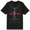 Stranger Things Lightning, Monster are Real, Vecna Lives, The Upside Done, Scary, Horror, on Black Adult T-Shirt - 3 of 4