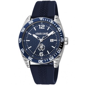 Roberto Cavalli Men's Classic Blue Dial Watch - RC5G018P0025 - 1 of 1