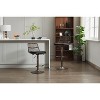 CIPACHO Set of 2 Rattan Bar Stool, 360 Swivel Bar Chair, Counter Height Chair with Footrest for Kitchen, Dining Room - 4 of 4