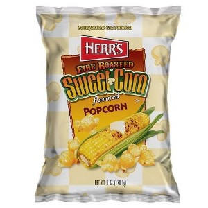 Herrs Fire Roasted Sweet Corn Flavored Popcorn - 6 Oz. Bag (Pack of 4) - 1 of 3