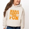 The Juniper Shop Here Comes The Fun Puff Print Toddler Graphic Hoodie - 2 of 3