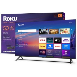 Roku 50" Select Series 4K HDR Smart Roku TV with Roku TV Remote - 1 of 4