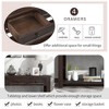 PAGED Modern Console Table with 4 Storage Drawers and Bottom Shelf, 63 inch Rectangle Entryway Table for Living Room,Hallway - 4 of 4