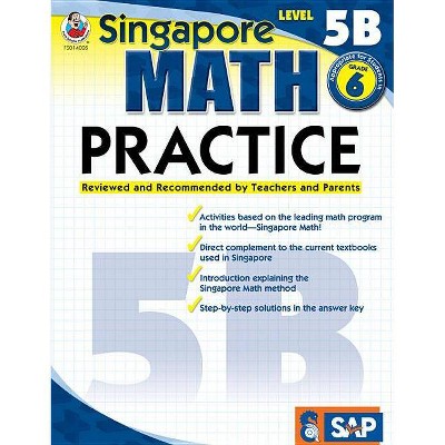 Math Practice, Grade 6 - (Singapore Math Practice) (Paperback)