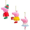 Kurt Adler Plastic Ornaments for Christmas Tree, Peppa Pig (Set of 3) - 4 of 4
