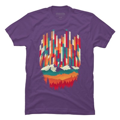 Men's Design By Humans Sunset in Vertical By digsy T-Shirt