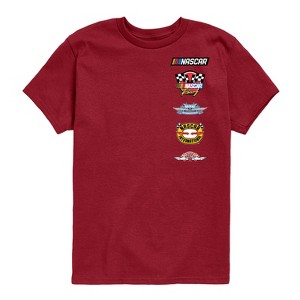 Boys' - NASCAR - Historical Logos Stacked Short Sleeve Graphic T-Shirt - 1 of 2