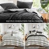 NicBex 7 Pcs Stripe Comforter Set Coastal-inspired Stripe Pattern Bedding Set, Bedding Comforter Sets, Machine Washable - 4 of 4