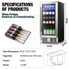 Kismile Mini Fridge 14.96 inchesW 56 Cans (12 oz.) Freestanding/Built-In Beverage Cooler with 17 Bottle Storage - 2 of 4