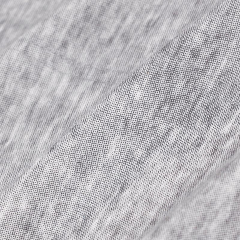 Melange Flannel Cotton Two-Toned Textured Deep Pocket Sheet Set by Blue Nile Mills, 4 of 7